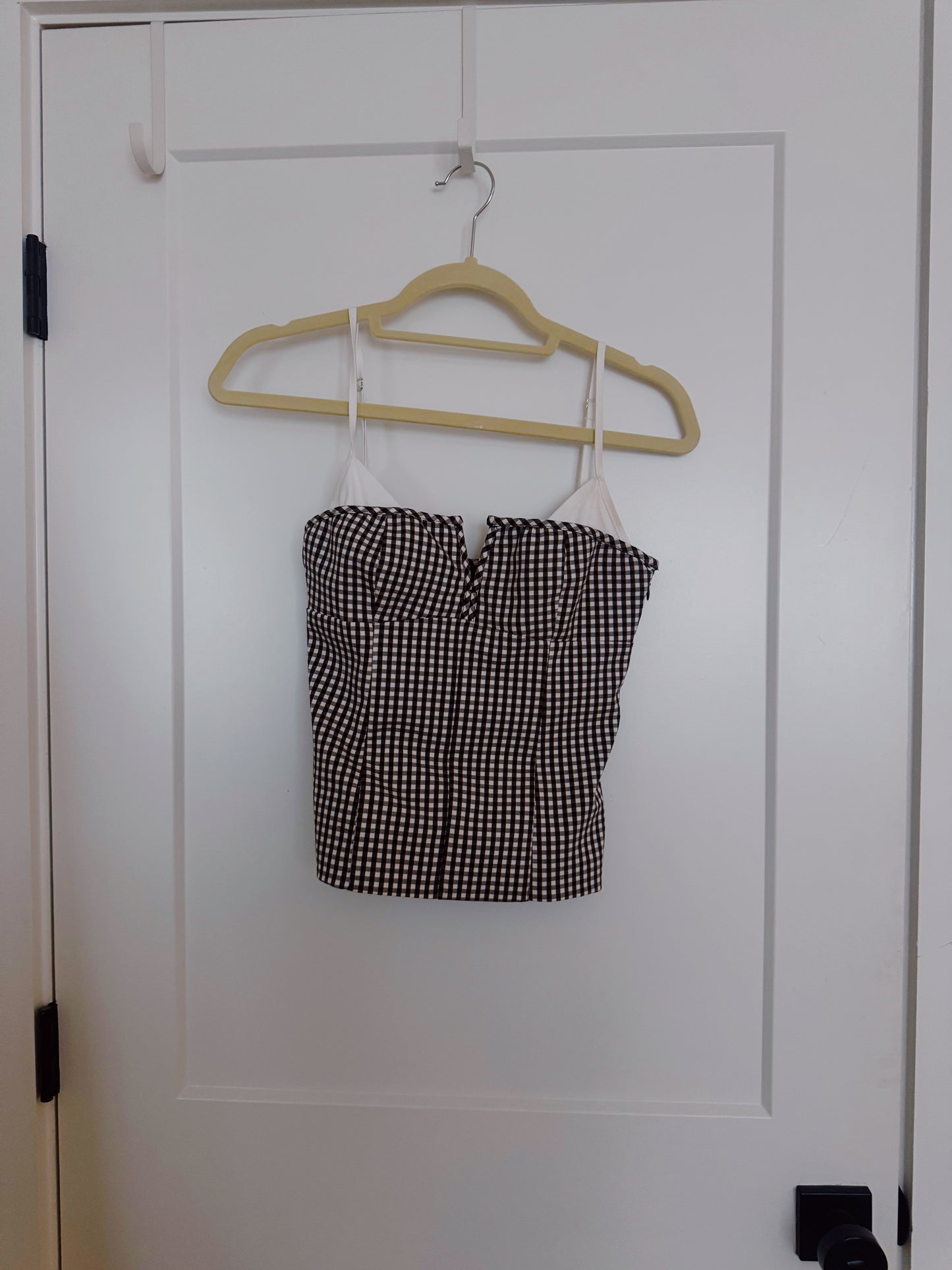 Zara Gingham Top