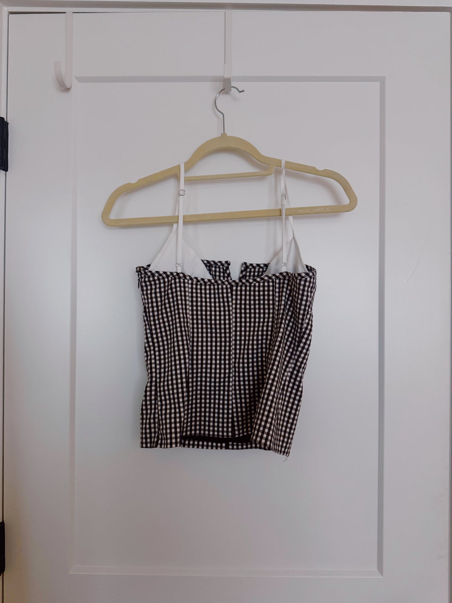 Zara Gingham Top