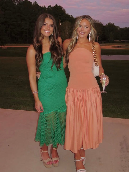 Hello Molly Green Midi Dress