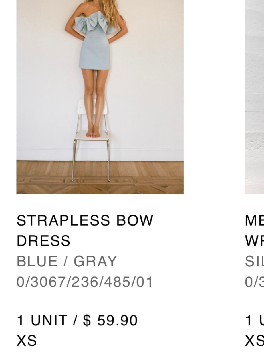 Zara Bow Mini Dress