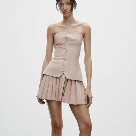 Zara Short Strapless Dress