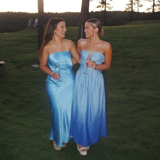 Hello Molly Dipped In Fun Midi Dress Blue