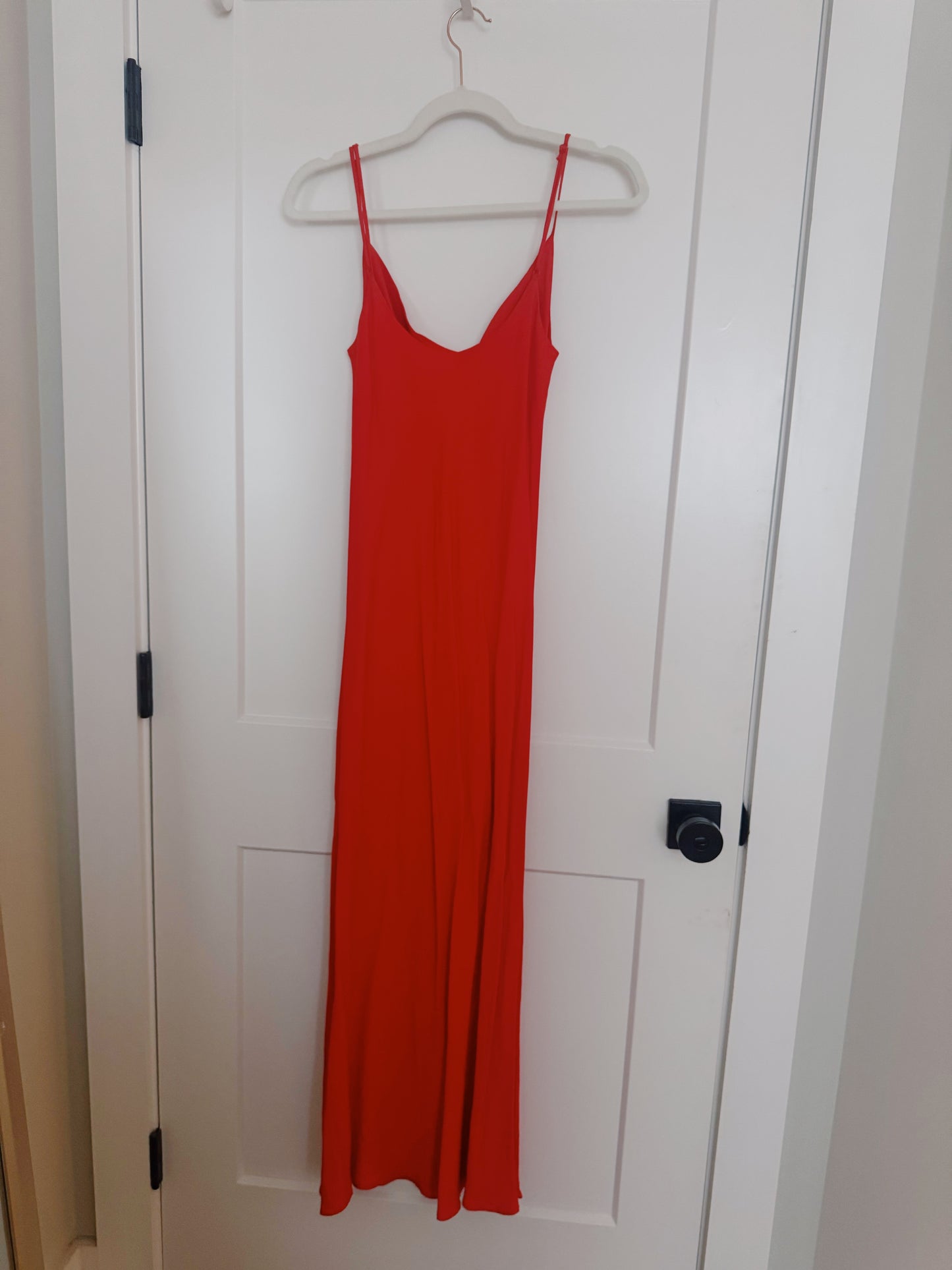 Zara Red Silk Dress