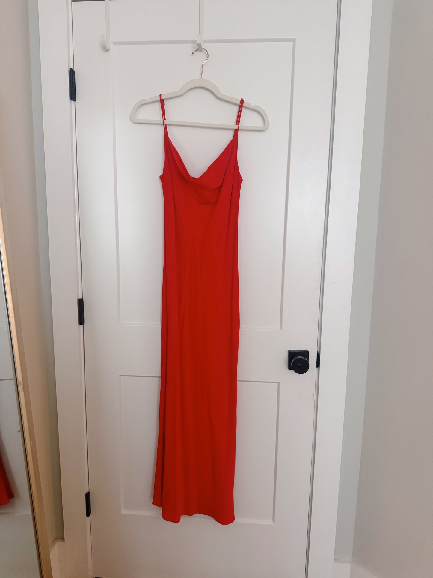 Zara Red Silk Dress
